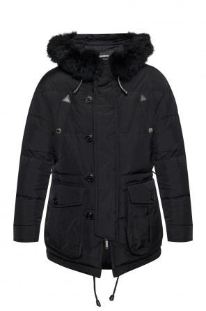 Fur-trimmed down jacket, zdjęcie 1 Fur-trimmed down jacket od Dsquared2